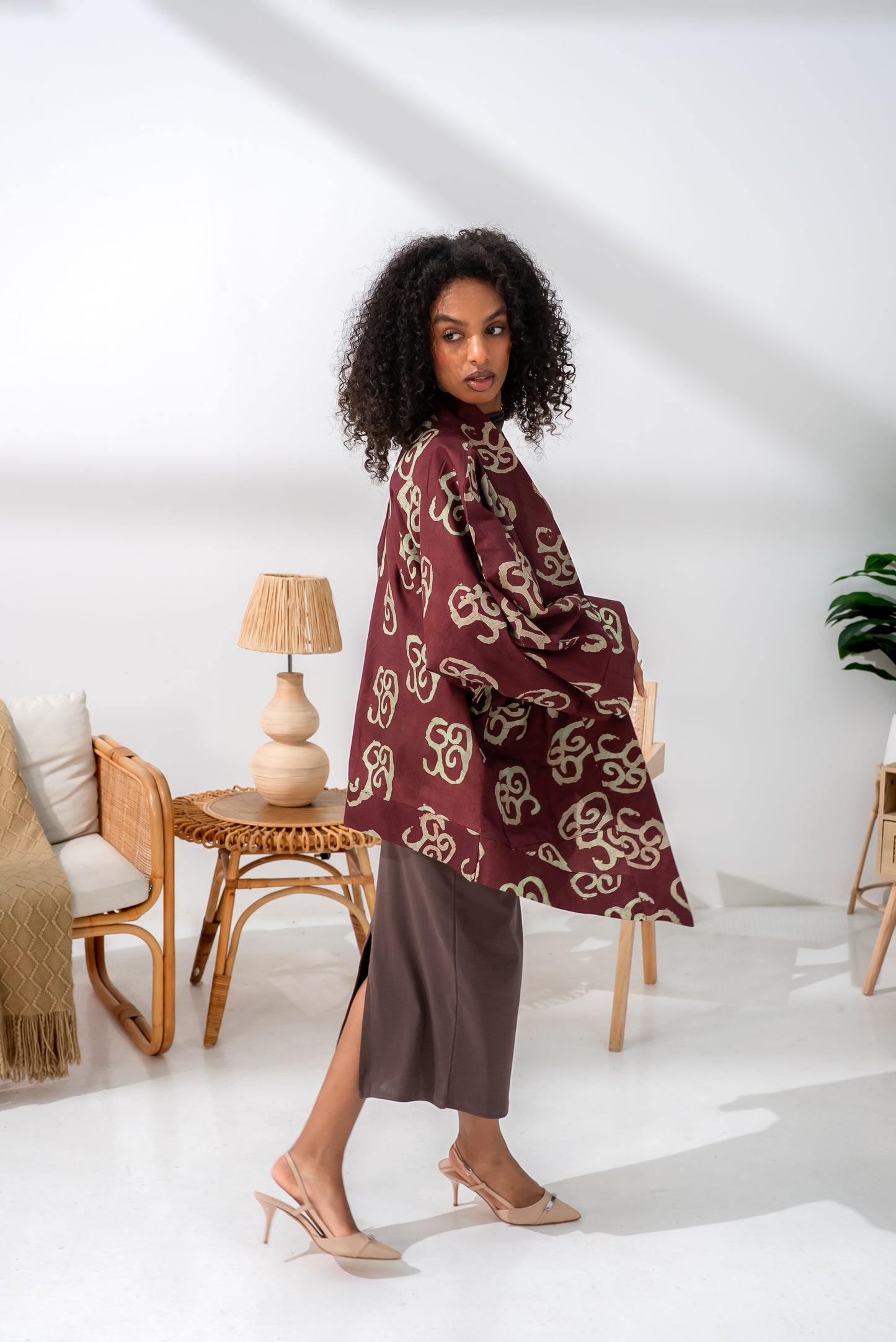 Mrembo Jacket – Cotton Batik Statement Layer
