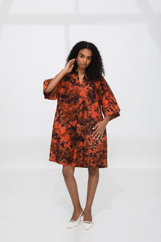 Lamu Dress Orange