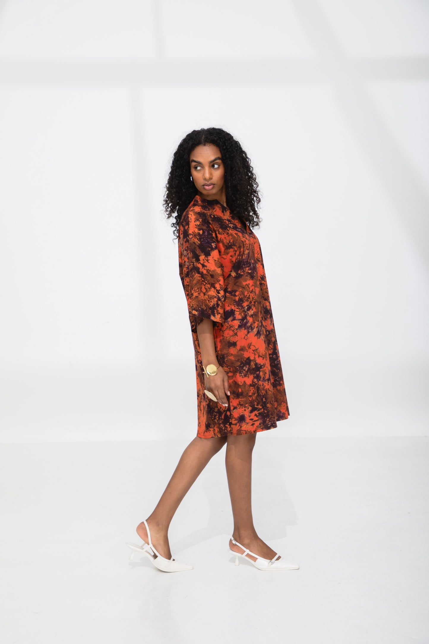 Lamu Dress Orange