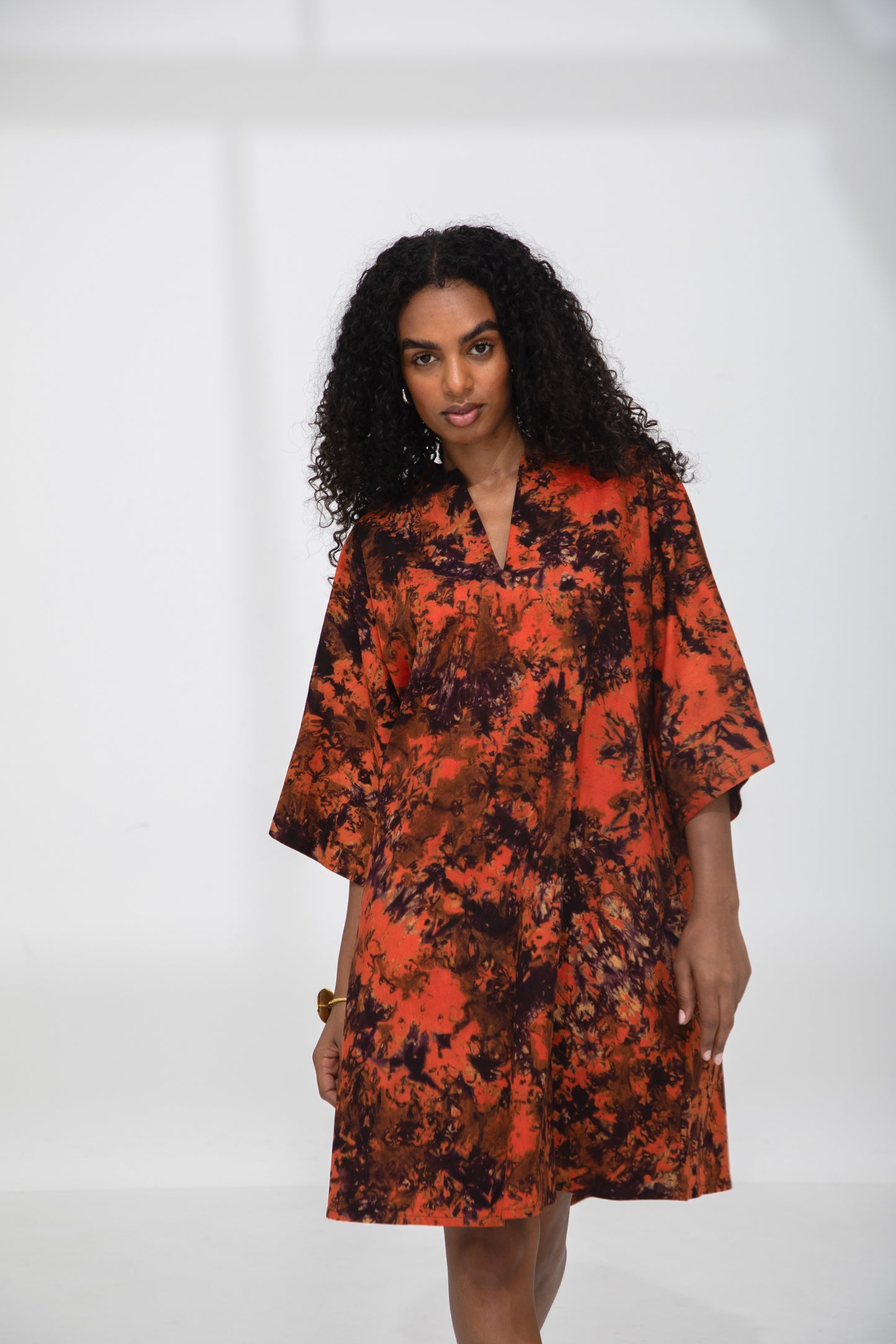 Lamu Dress Orange