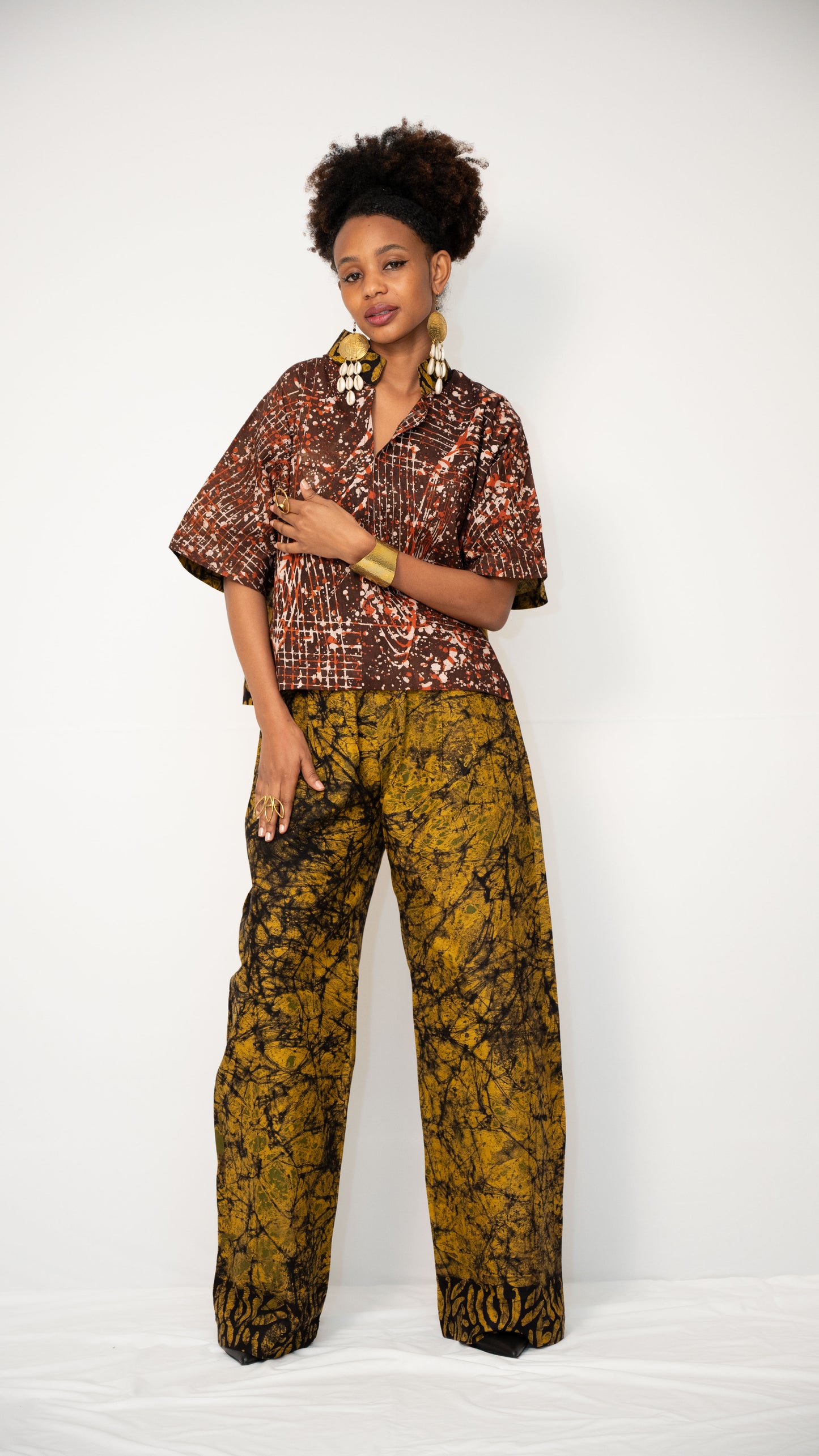 ZAHARI SET - Cotton Batik Two-Piece