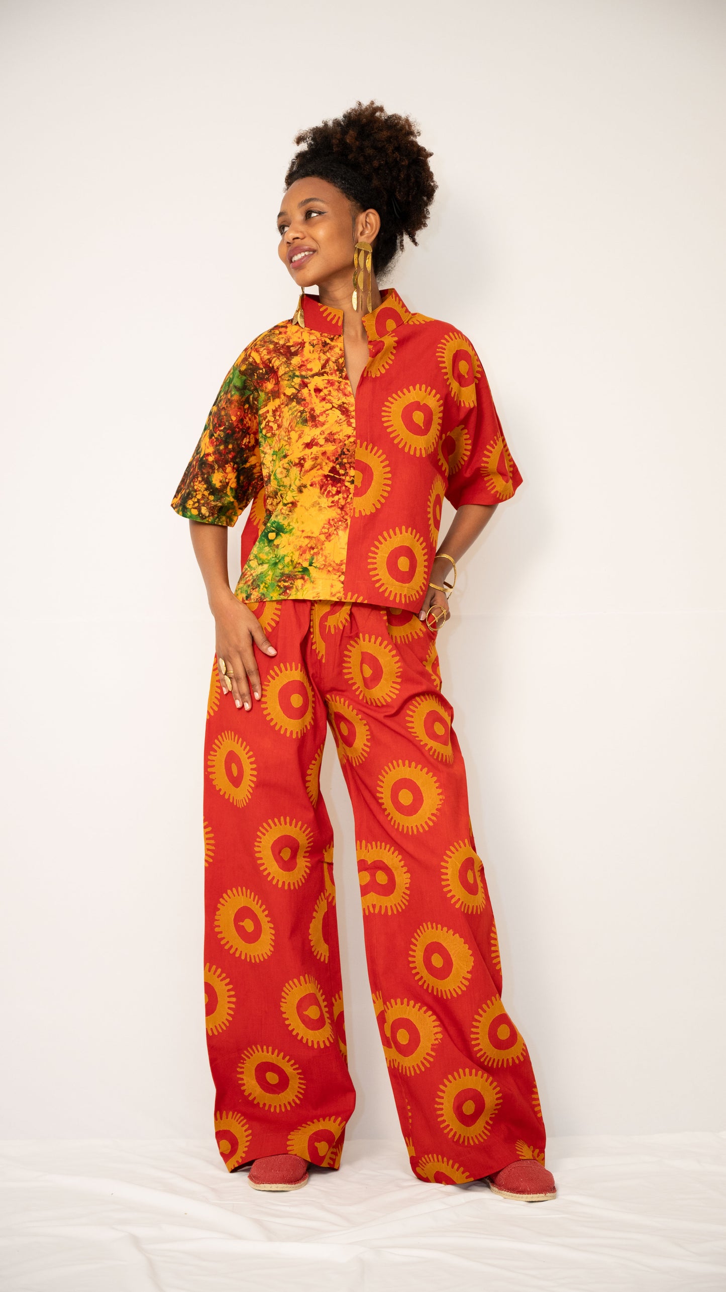ZAHARI SET - Cotton Batik Two-Piece