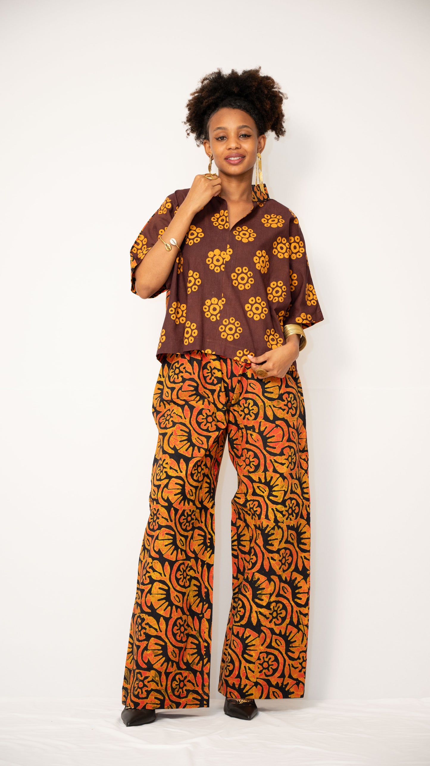 ZAHARI SET - Cotton Batik Two-Piece