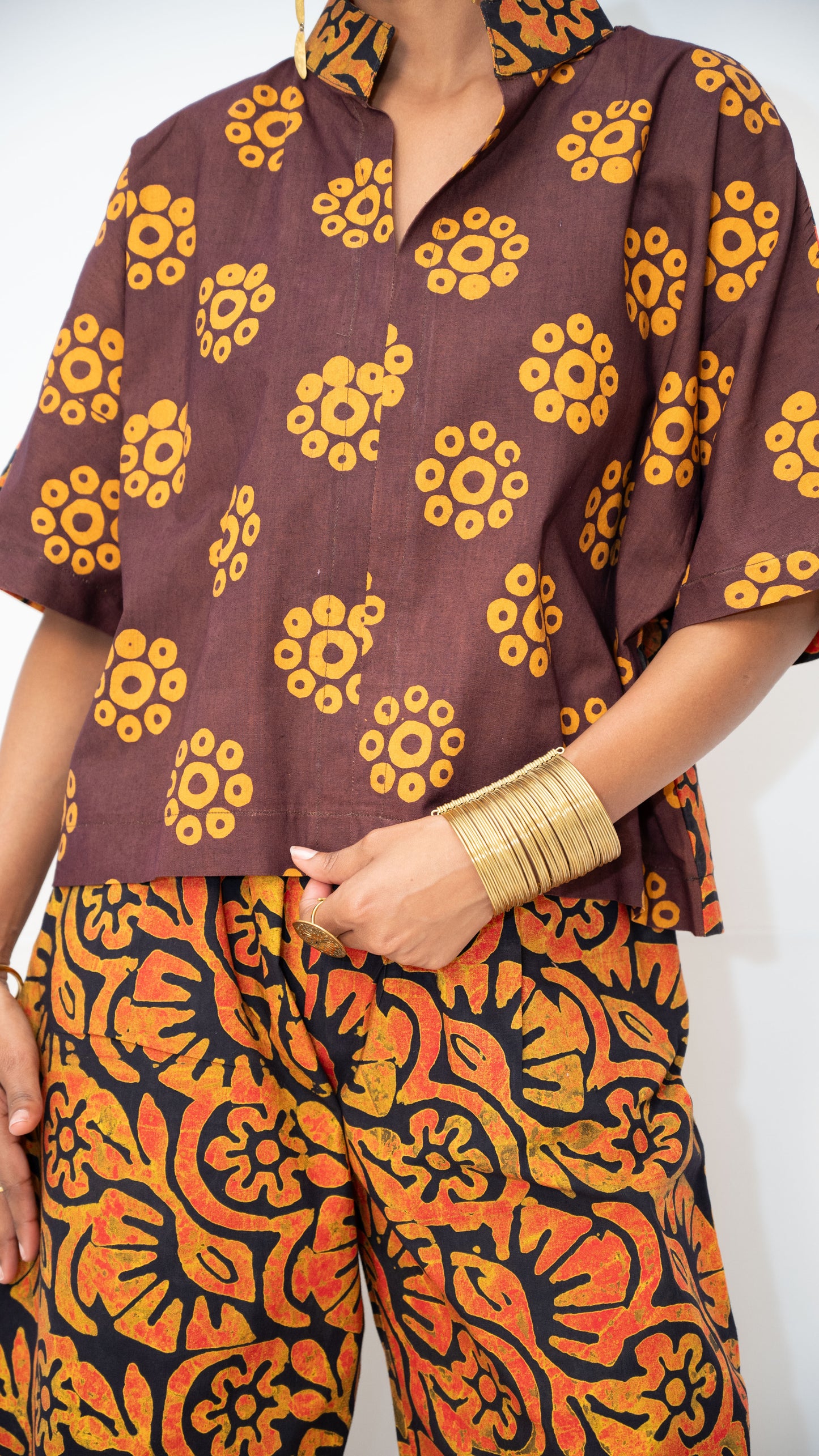 ZAHARI SET - Cotton Batik Two-Piece