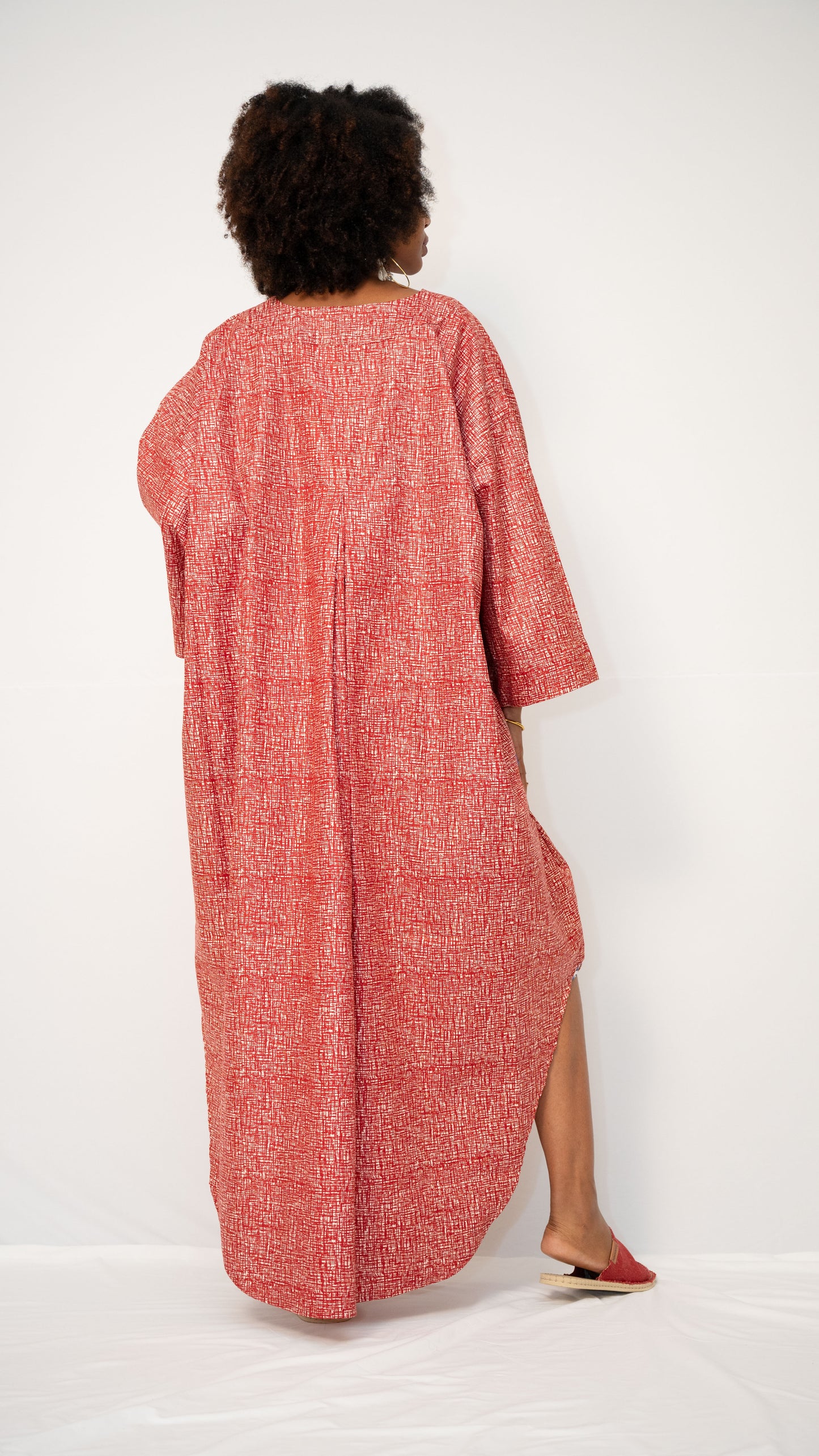ZURI KAFTAN - Woven Cotton Statement Kaftan