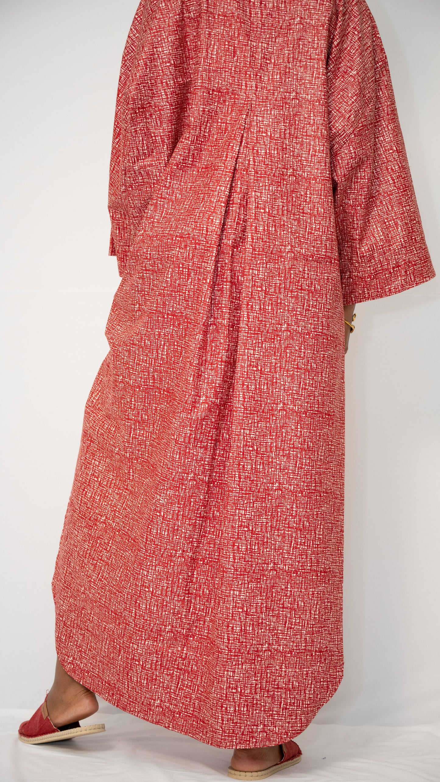 ZURI KAFTAN - Woven Cotton Statement Kaftan