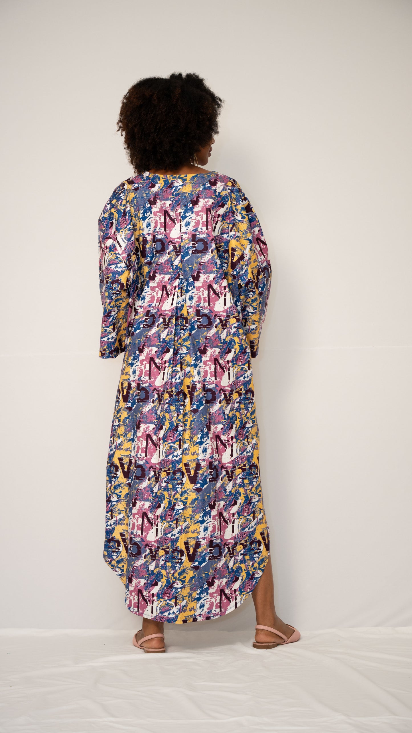ZURI KAFTAN - Woven Cotton Statement Kaftan