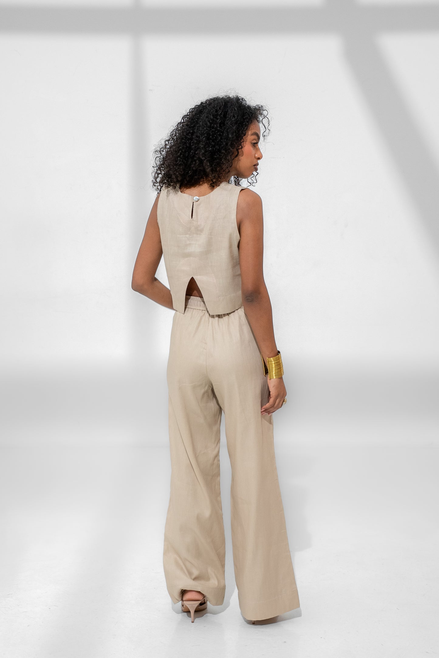 Jua Set (Pink stripped details)