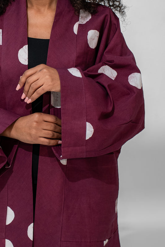 Mrembo Jacket – Cotton Batik Statement Layer