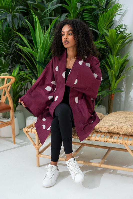 Mrembo Jacket – Cotton Batik Statement Layer