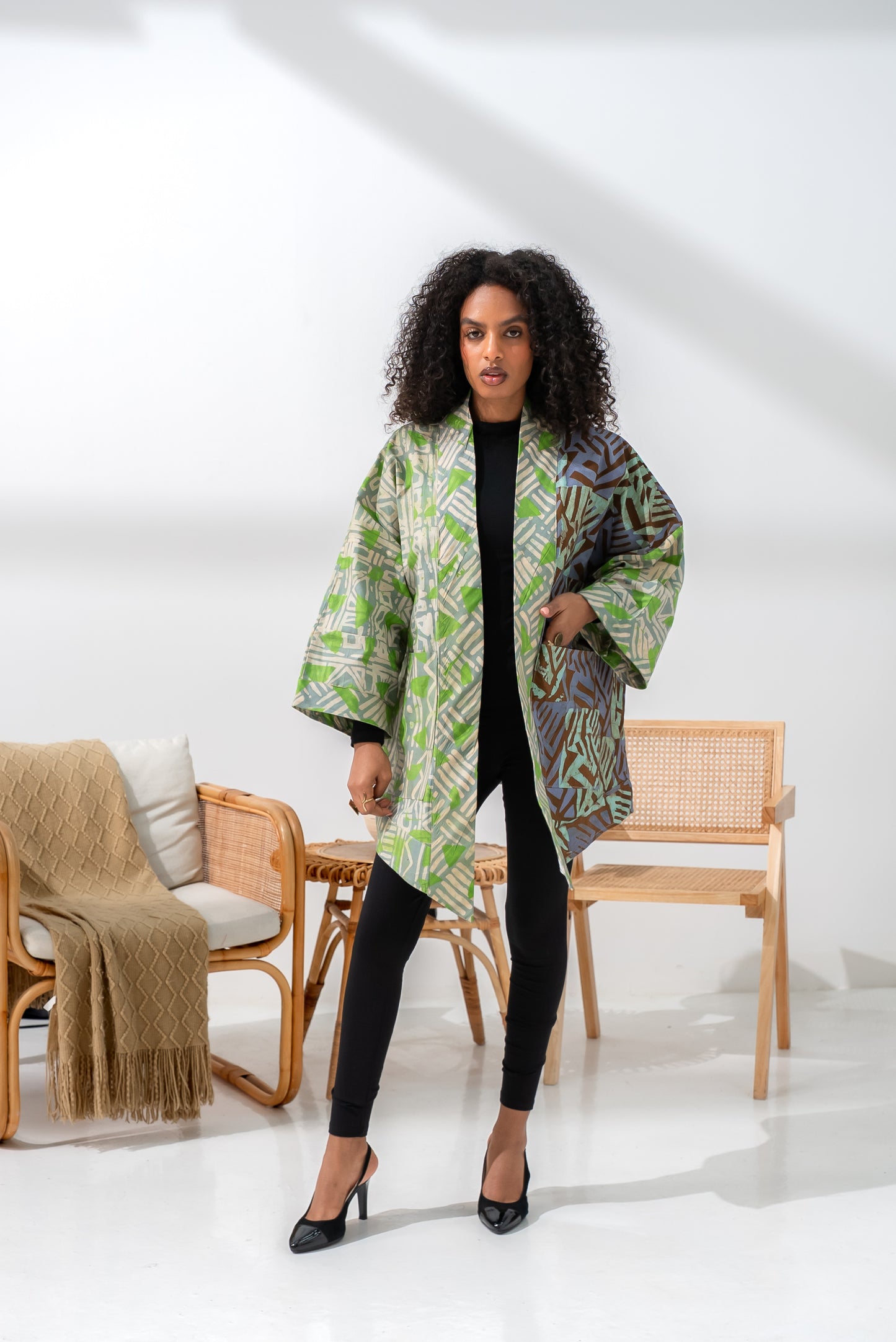 Mrembo Jacket – Cotton Batik Statement Layer