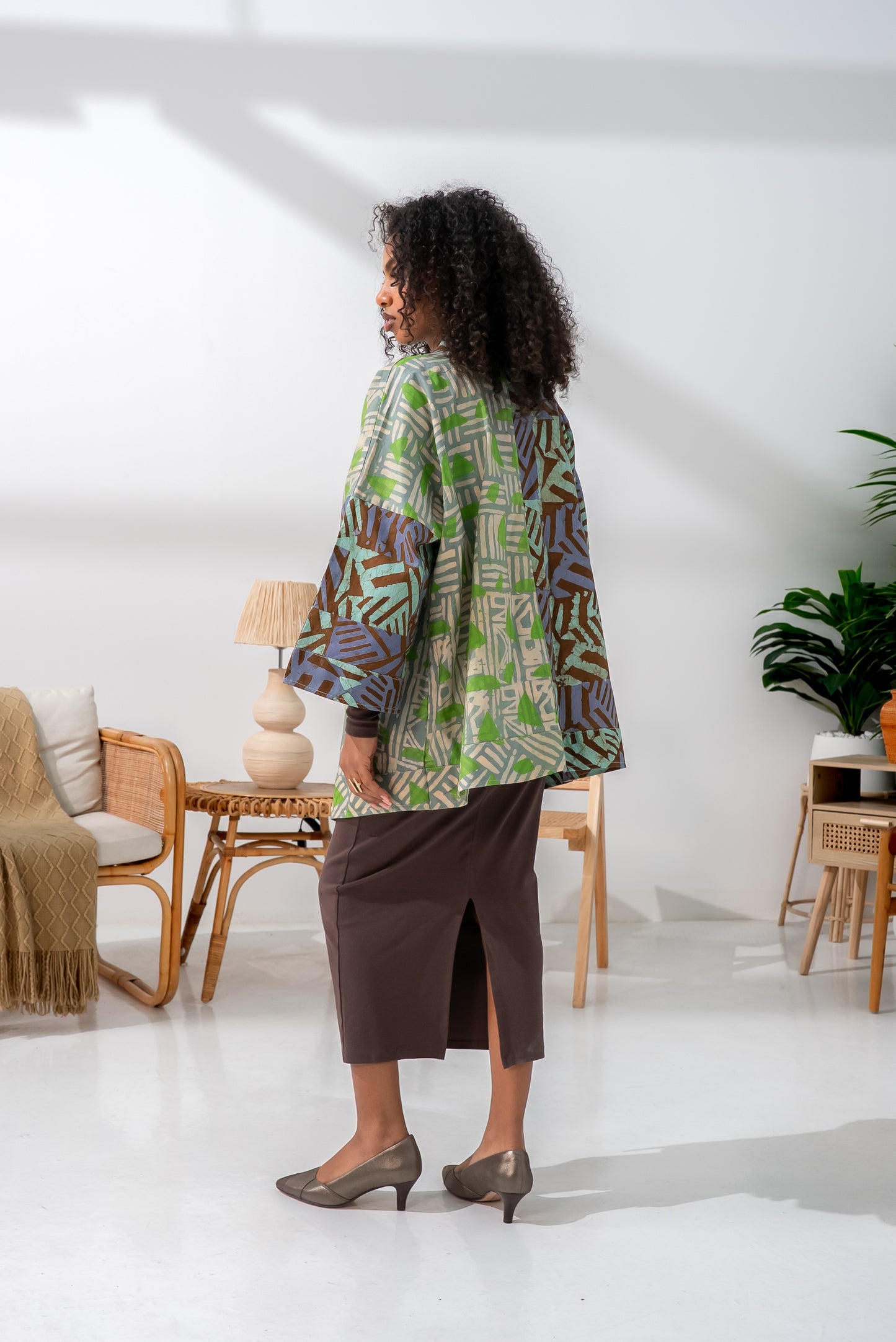 Mrembo Jacket – Cotton Batik Statement Layer