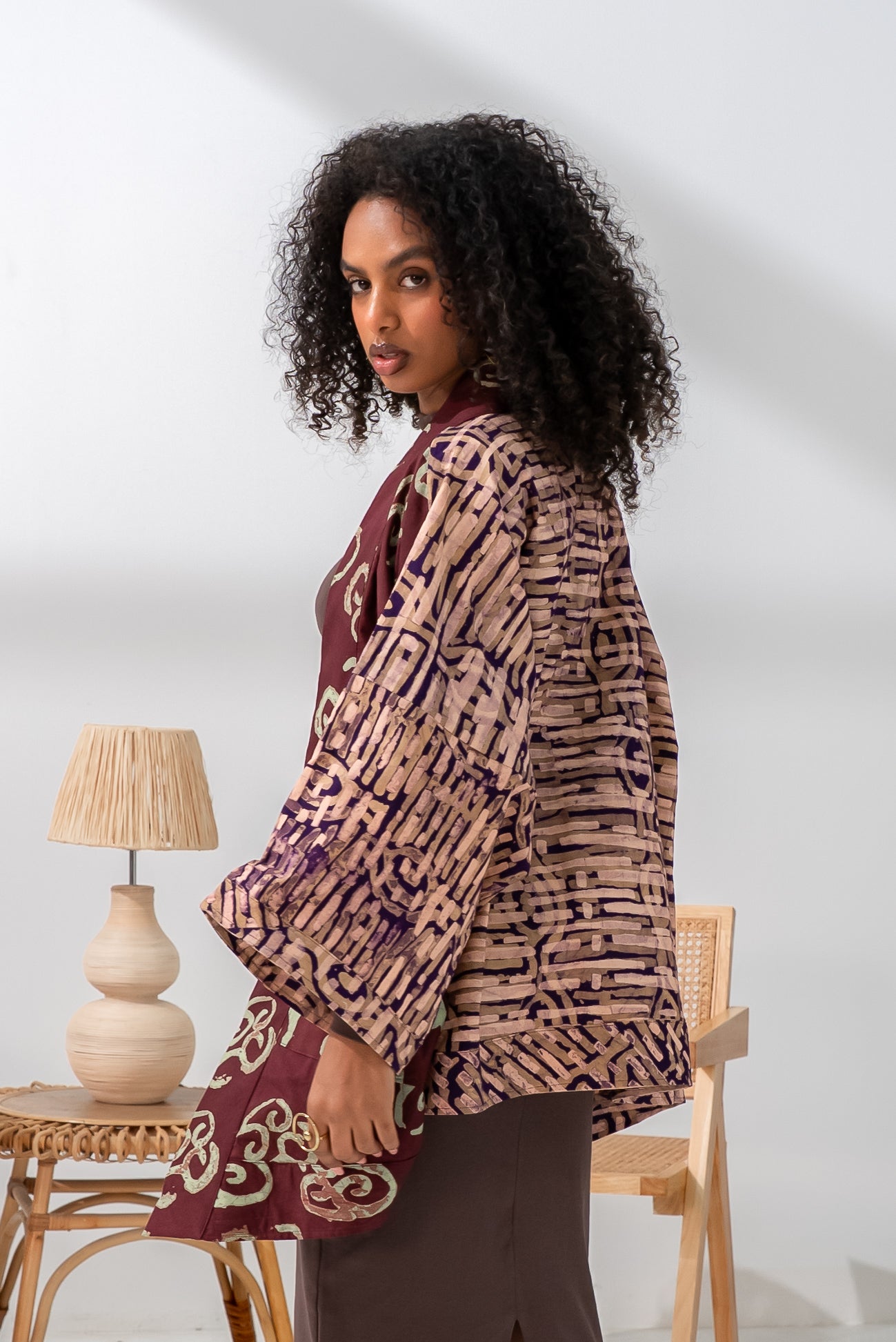 Mrembo Jacket – Cotton Batik Statement Layer