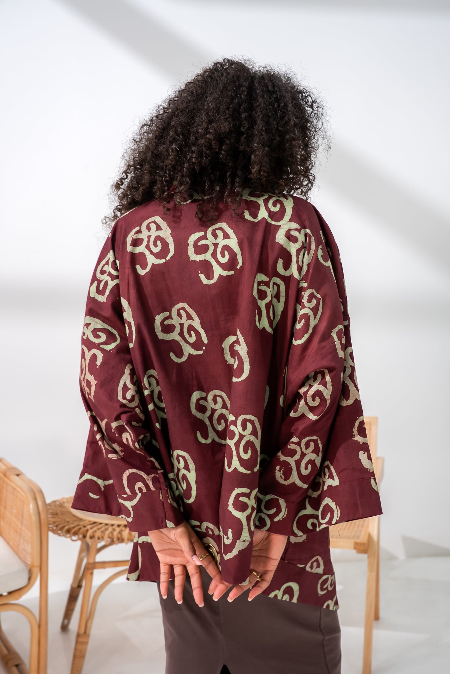 Mrembo Jacket – Cotton Batik Statement Layer