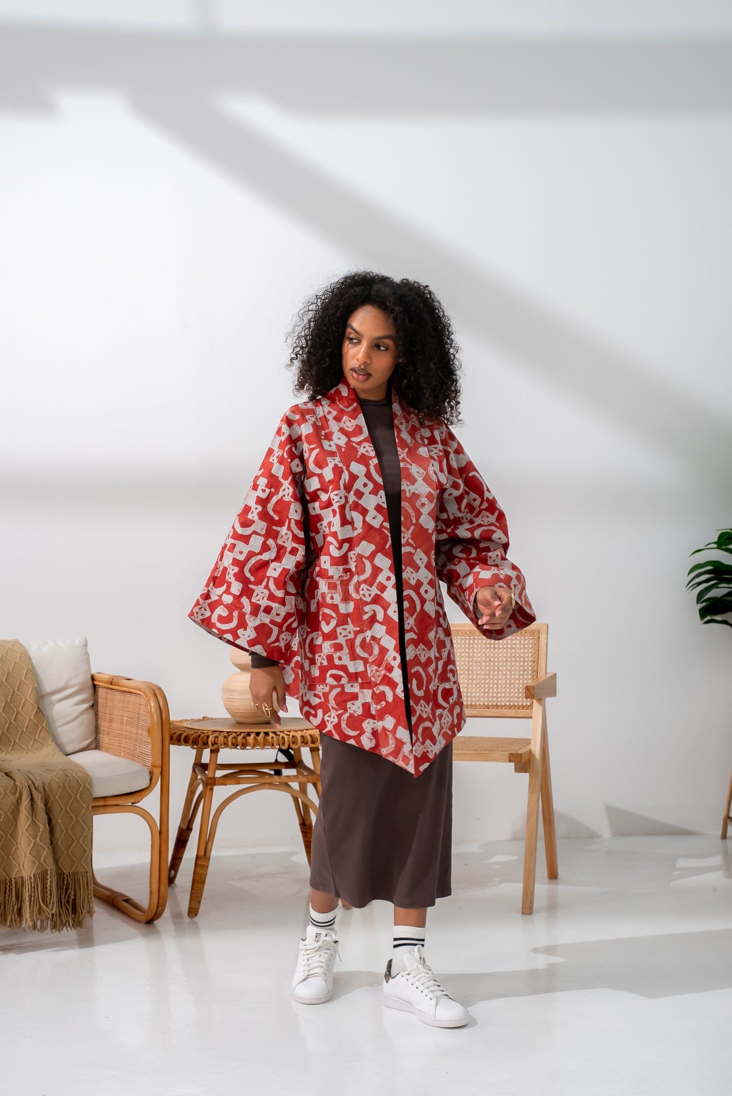 Mrembo Jacket – Cotton Batik Statement Layer