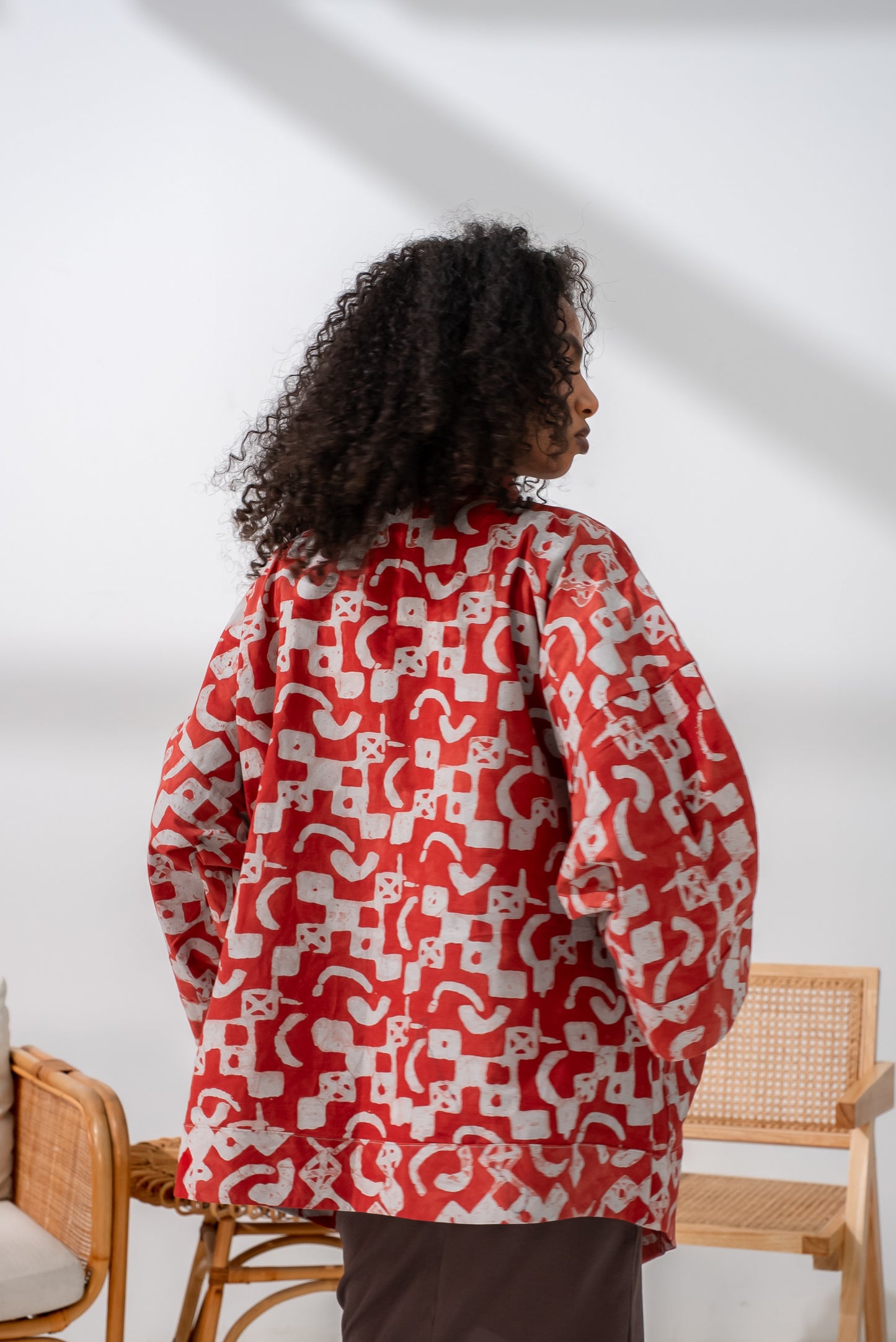 Mrembo Jacket – Cotton Batik Statement Layer